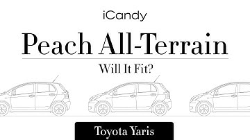 Will the iCandy Peach All Terrain Pushchair/Stroller fit in a Toyota Yaris?