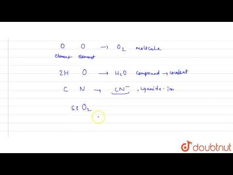 Video: Vad kallas två eller flera grundämnen kemiskt kombinerade?