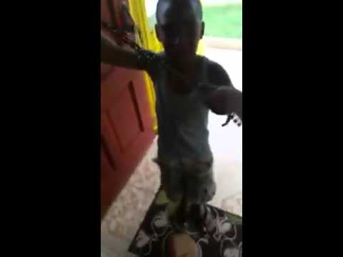 Jamaican boy cries after breaking his bicycle 