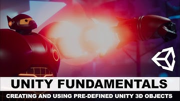 Unity3d Editor Tutorial - How to create 3D Objects with Unity3d ?