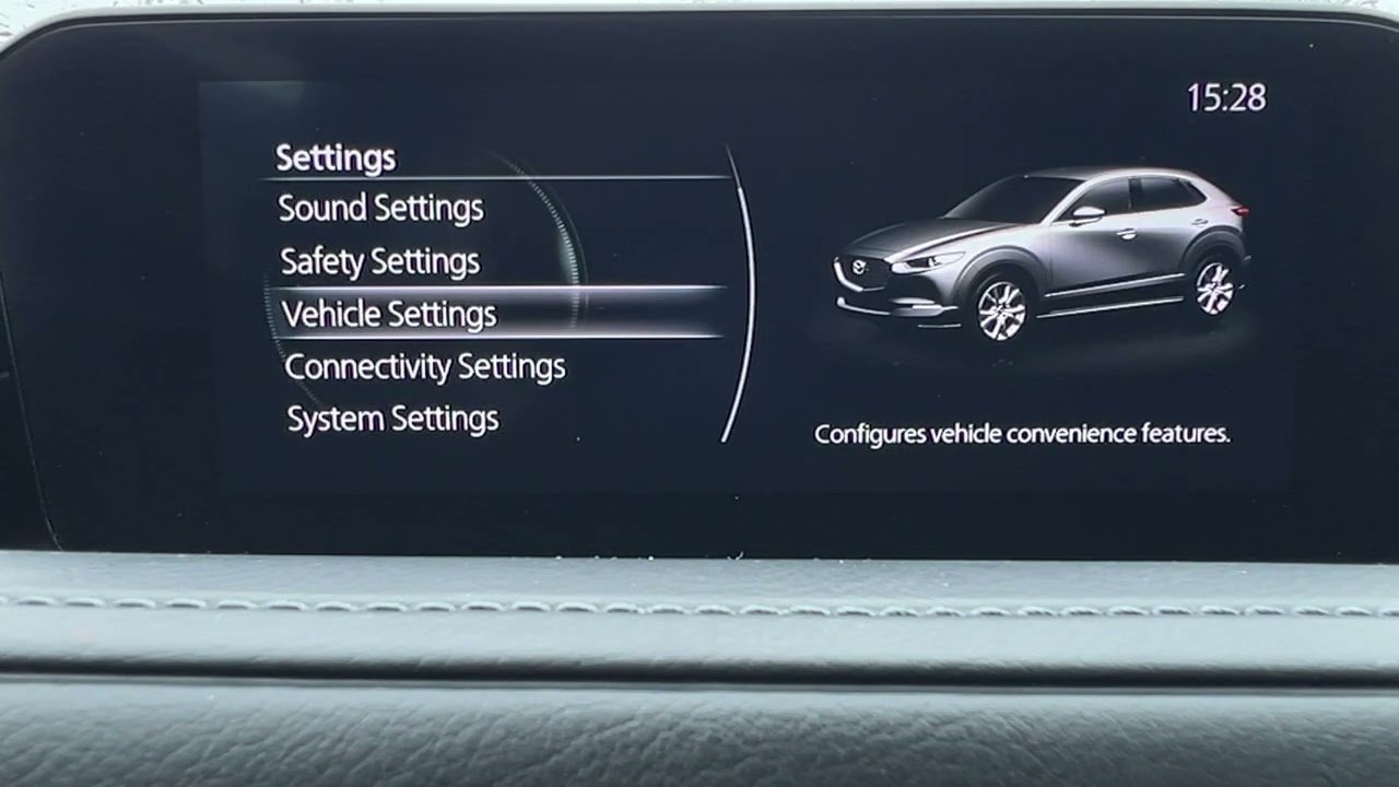 Mazda CX-30 - How to Adjust Coming Home Light Duration - YouTube