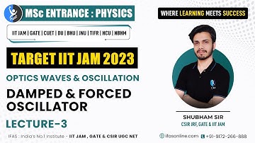 𝐃𝐚𝐦𝐩𝐞𝐝 𝐚𝐧𝐝 𝐟𝐨𝐫𝐜𝐞𝐝 𝐎𝐬𝐜𝐢𝐥𝐥𝐚𝐭𝐨𝐫|  𝐎𝐩𝐭𝐢𝐜𝐬 𝐰𝐚𝐯𝐞𝐬 𝐚𝐧𝐝 𝐨𝐬𝐜𝐢𝐥𝐥𝐚𝐭𝐢𝐨𝐧 | 𝐈𝐈𝐓 𝐉𝐀𝐌 | 𝐋𝟑| 𝐈𝐅𝐀𝐒