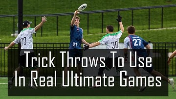 Trick Throws You Should Use In Ultimate Frisbee