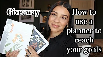 How to Use a Planner| GIVEAWAY