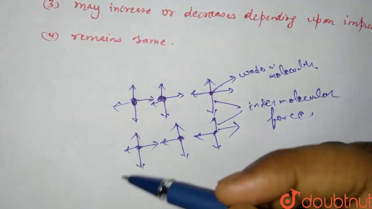 When a small  quantity of soluable impurity is added to water , then its surface tension