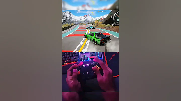 Car x street tandem drift | Mazda RX-7🔥 #shorts #carx #carxstreet #drift #cars #4k