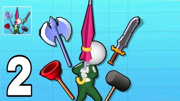 Draw Weapon 3D - Gameplay Walkthrough Part 2 All Levels (Android, iOS) New Mobile Games