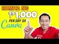 Kumita Ng P1,000 Per Day Sa Online Gamit Ang Canva Libre Lang