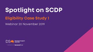 Famous Eligibility Case Study 1 | Spotlight on SCDP Webinar Wealth