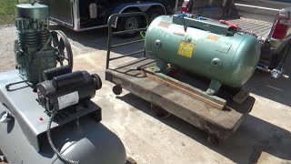 Air compressor tank replacement