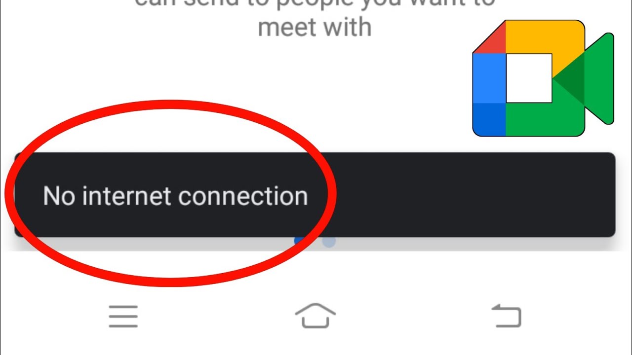 How to fix no connection google meet Problem YouTube
