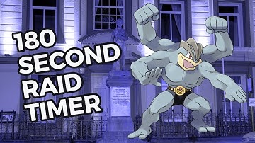 180 second raid timer trick in Pokémon Go