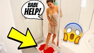 I'VE NEVER SEEN MY GIRLFRIEND THIS SCARED! **she cried**