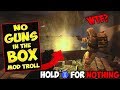 NO WEAPON'S IN THE MYSTERY BOX MOD!! (Zombie Mod Trolling!)