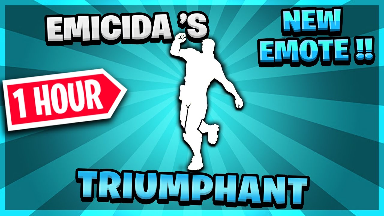 Fortnite *EMICIDA* "Triumphant" Emote 1 Hour Version! (ICON SERIES)