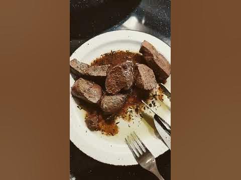 оленина на ужин #оленина #деликатес #бифштекс #рецепт #мясо #кето - YouTube
