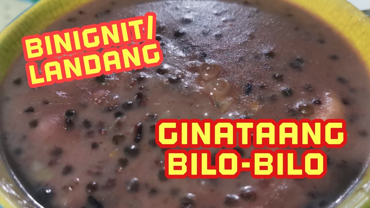 Binignit / Landang / Ginat-an - Ginataang Bilo-bilo - YouTube