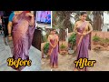 Converting plain saree into designer saree viral trending youtube shortshorts