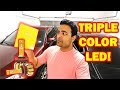 AWESOME Triple Color LED Headlight! (All Weather Conditions)