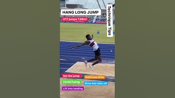 15 year old jumps 7.08m HANG TECHNIQUE TIPS #longjump