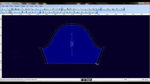 Optitex ND Add Seam tool, We can add seam allowance in pattern by this tool