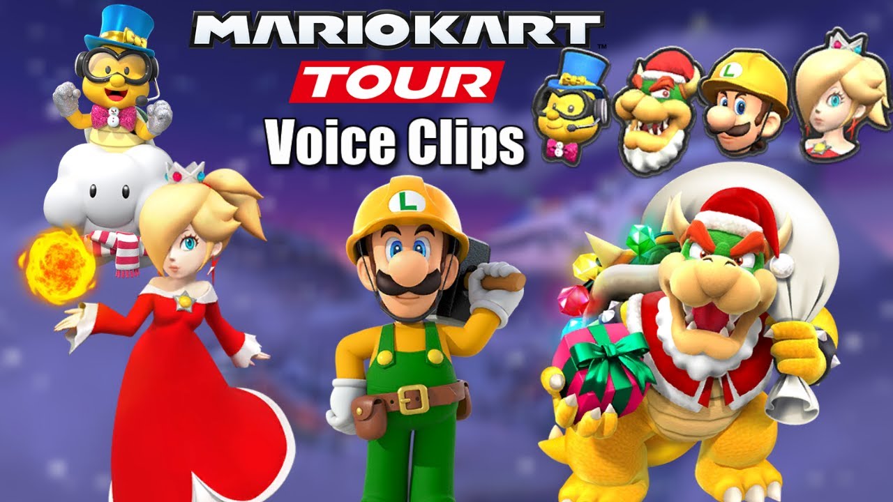 mario kart tour voice clips