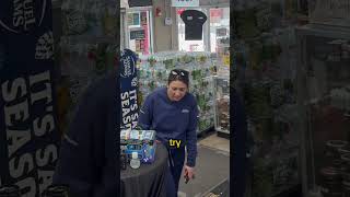 As Soon As She Heard We Are Non-Carbonated, She Was Ina Few Sips Later, She Grabbed A Case