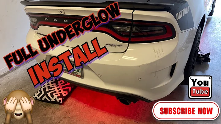 Full lightingtrendz underglow install on a Daytona SRT DODGE CHARGER