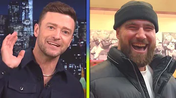 Justin Timberlake REACTS to Travis Kelce Saying He's Most Famous Person in His Phone