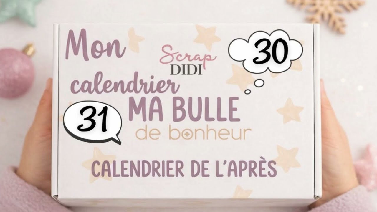 Jours 30 & 31 du Calendrier de l’Après Voici mes dernières créations 😘            🩷 MERCI 🩷