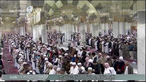 تلاوة جميلة لصلاة الفجر هذا اليوم الأثنين 1438/5/9-الحرم النبوي- للشيخ عبدالمحسن القاسم- الصافات