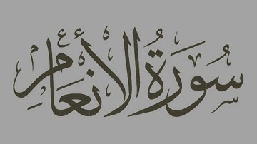 سورة الأنعام كاملة بصوت الشيخ هيثم الدخين