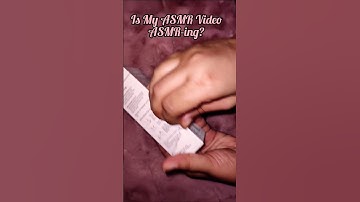 I Tried ASMR For the First Time 😬 #asmrvideo #asmrsound