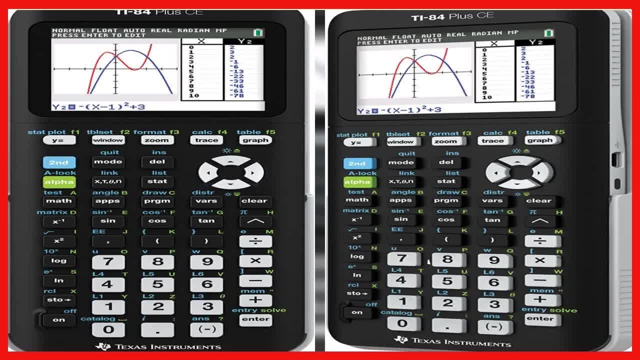 Great product - Texas Instruments TI-84 PLUS CE Graphing Calculator ...