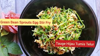 Green Bean Sprouts Egg Stir Fry