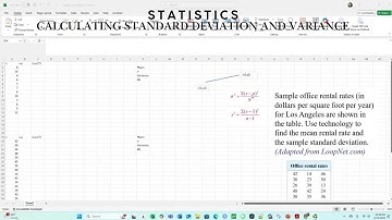 Calculating Standard Deviation and Variance : Excel Tutorial | Dr. Gonsalge Almeida 📊