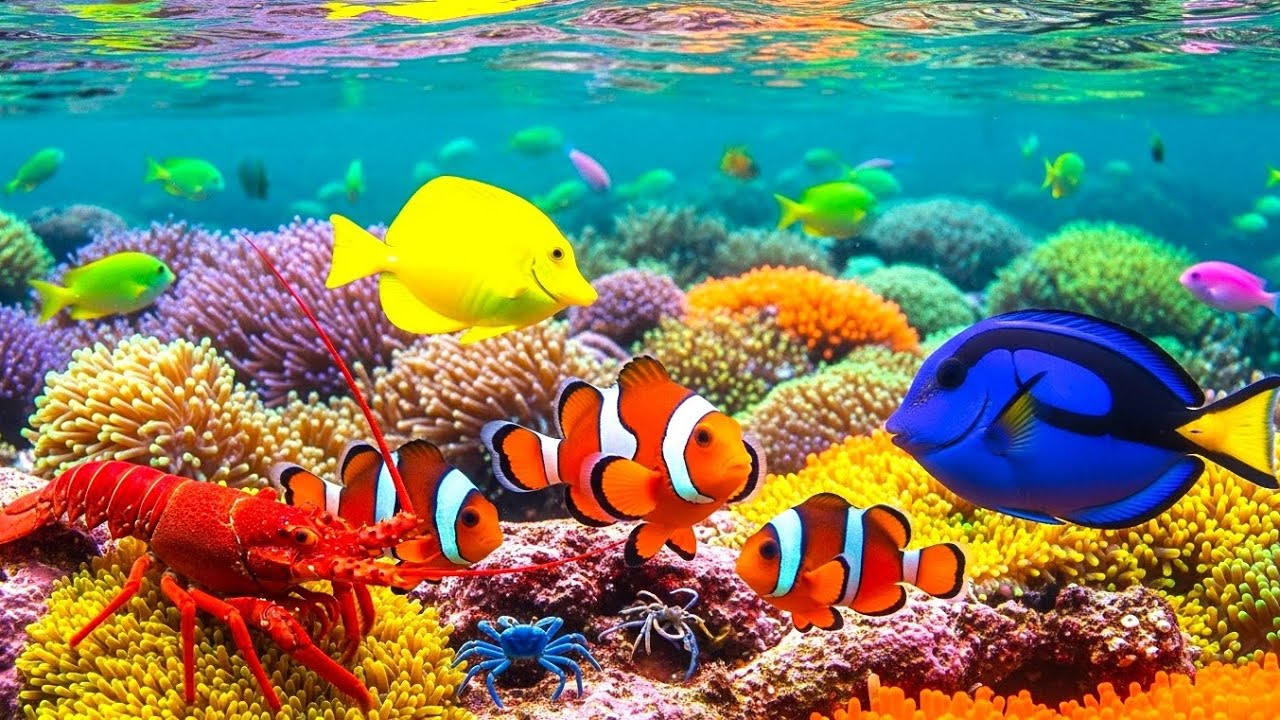 FX Deepsea Tranquility 4K – Peaceful Ocean and Gentle Coral Reef Fish Harmony for Relaxation