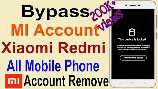 How to Remove Mi Account | Bypass Mi Account Without PC | Remove Blocked Redmi MI Account