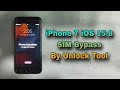 How to iphone 7 ios 158 sim icloud bypass by unlock tool