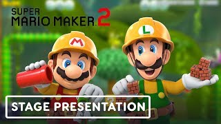 Super Mario Maker 2 Nintendo Treehouse Presentation (Pt. 2) - E3 2019