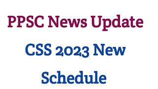 PPSC News Update II CSS 2023 Schedule screenshot 5