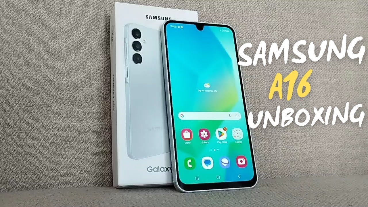 SAMSUNG A16 UNBOXING 🔥| FIRST IMPRESSION - YouTube