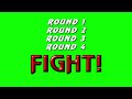 Mortal kombat 3 fight round 1 2 3 4 green screen