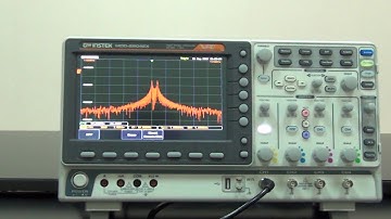 Spectrum analyzer demo on the MDO-2000E