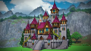 Minecraft: How To Build A Fairy Castle | Tutorial