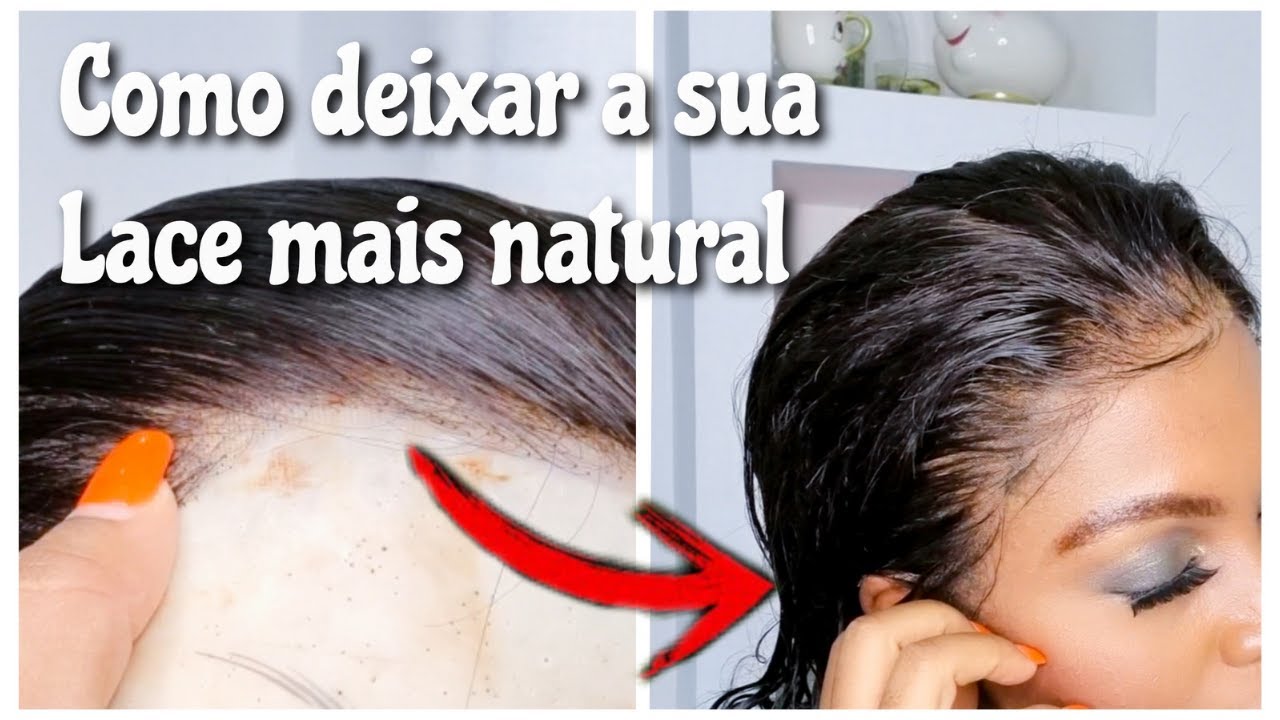 Customização da Lace Frontal | Lace super natural