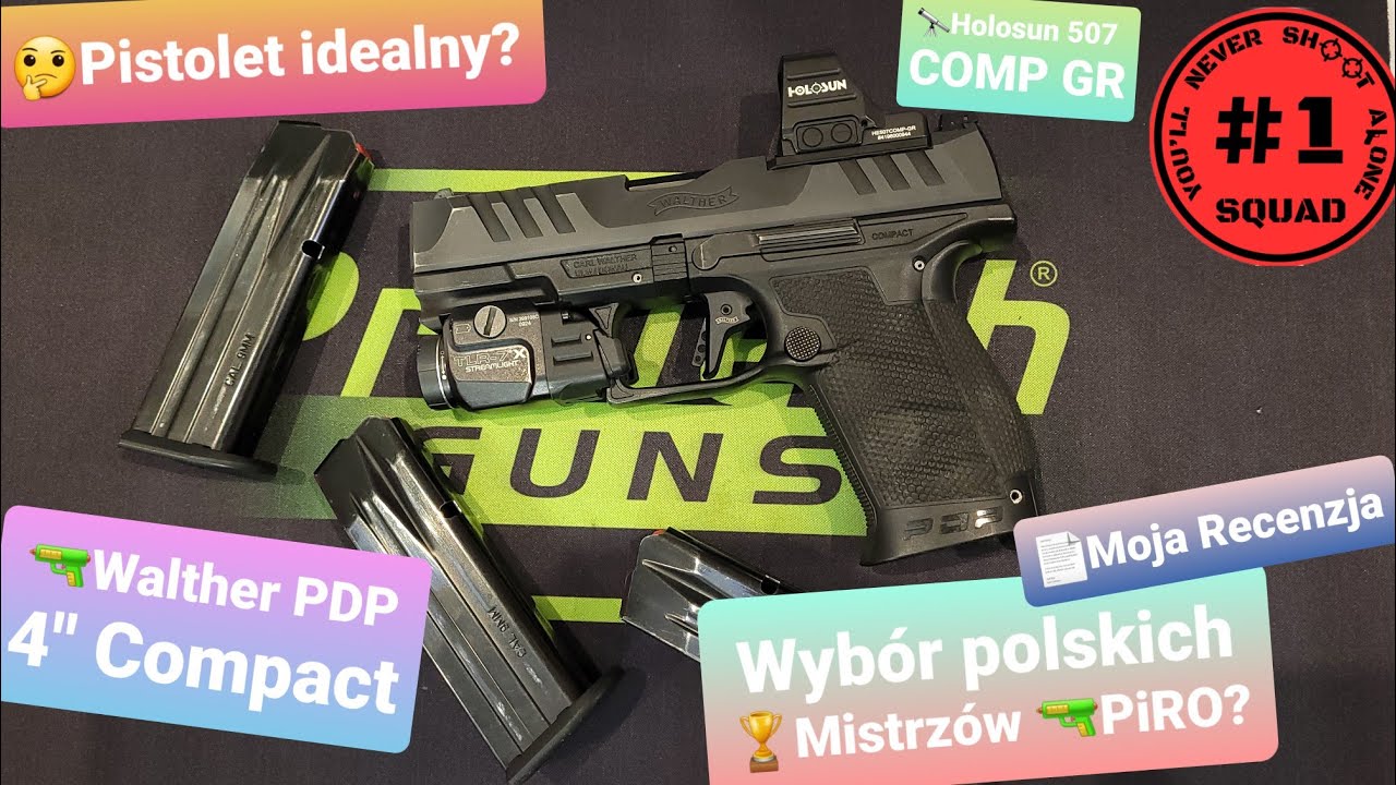 Najlepszy pistolet na początek? 🔫WALTHER PDP 4