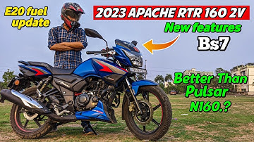 All New TVS Apache RTR 160 2v Bs7 || Detailed Ride Review - Still Better Than Pulsar N160 .?