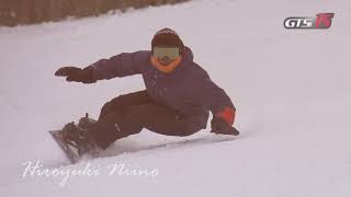 Ogasaka Snowboard Rider Hiroyuki Niino  Snowboard Carving オガサカ スノーボード プロモーション ライダー 新野裕幸　カービング GTS15