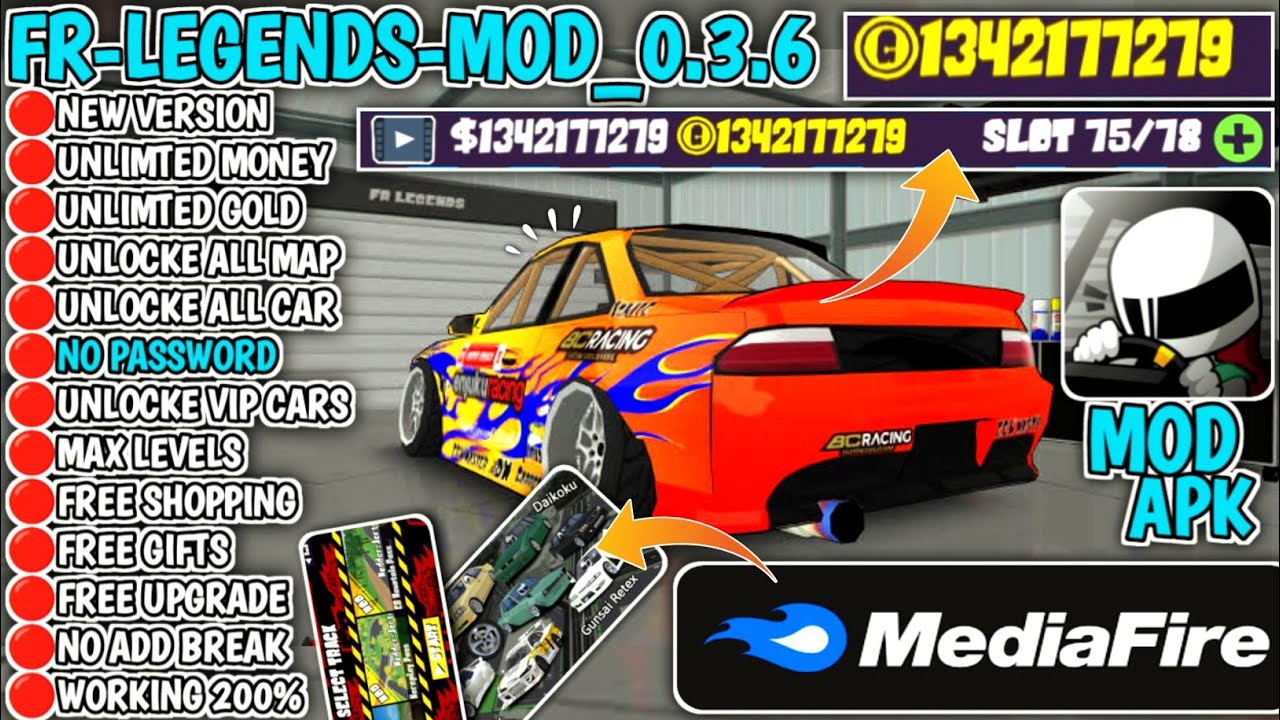 fr legends mod apk 🤯🤑( unlimted money mod apk) YouTube